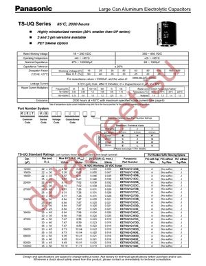 EET-UQ2C102BA datasheet  